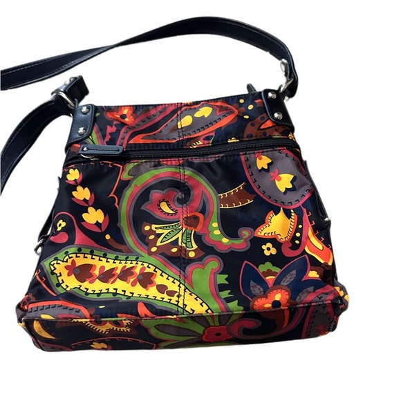 Vintage Tyler Rodan Multicolor Paisley Crossbody Bag - Picture 6 of 16